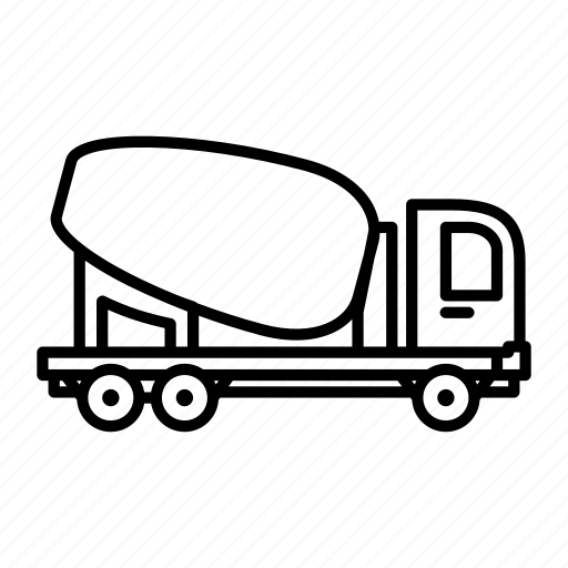 Cement, mixer truck, transportation, truck icon - Download on Iconfinder
