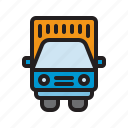 pickup, truck, car, delivery, service, transport, transportation