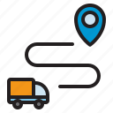 location, gps, truck, delivery, shipping, service, logistic
