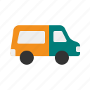 van, car, delivery, service, transport, transportation