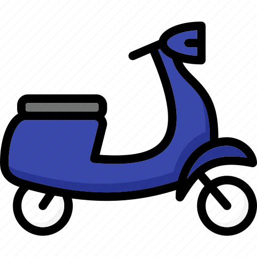 Colour, moped, transport, ultra icon - Download on Iconfinder