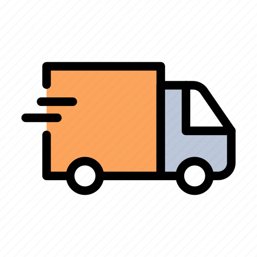 Truck, fast, transport, delivery, lorry icon - Download on Iconfinder
