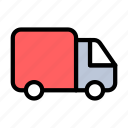 truck, delivery, transport, lorry, vehicle