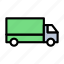 truck, lorry, delivery, vehicle, transport 