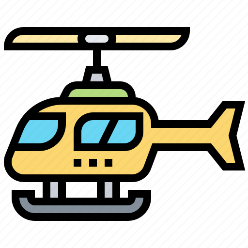 Aircraft, aviation, chopper, helicopter, propeller icon - Download on Iconfinder