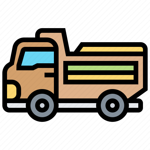 Construction, dump, heavy, load, truck icon - Download on Iconfinder