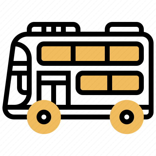Bus, decker, double, london, transportation icon - Download on Iconfinder