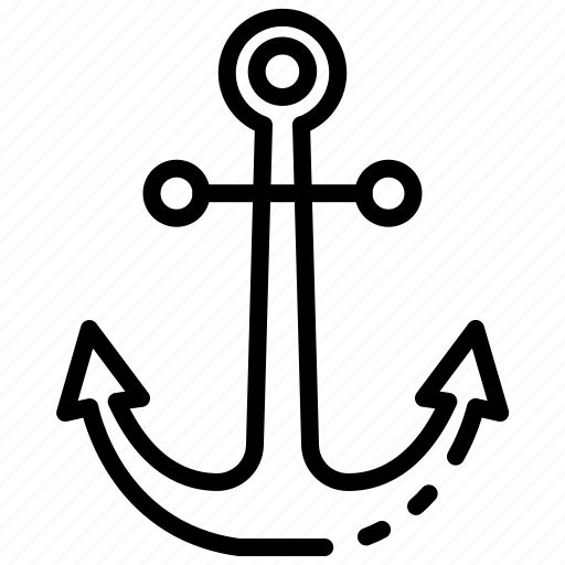 Anchor, sea, vector, nautical, illustration, marine, vintage icon - Download on Iconfinder