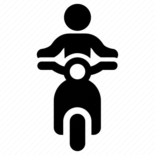 Motorbike, motorcycle, scooter, transport icon - Download on Iconfinder