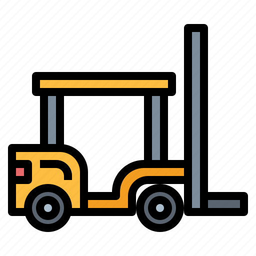 Forklift, lift, transport, truck icon - Download on Iconfinder