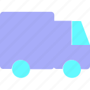 box, delivery, package, transport, transportation, truck, vehicle