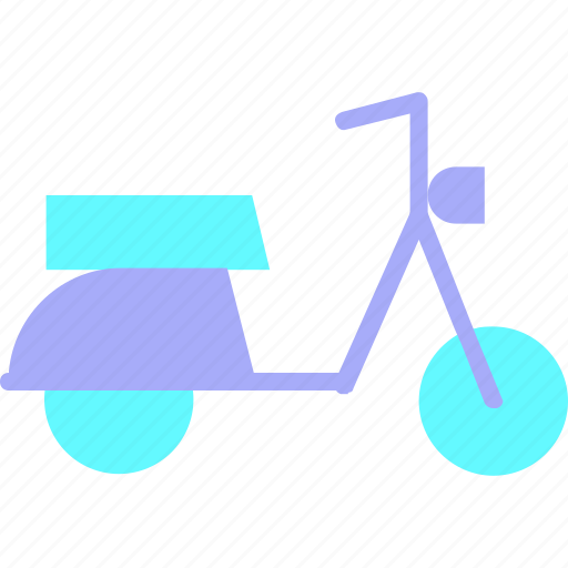 Motor, motorcycle, scooter, transport, transportation, vehicle, vespa icon - Download on Iconfinder