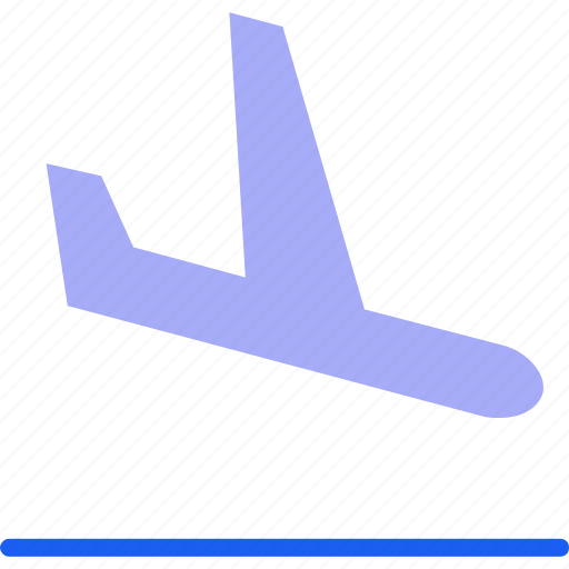Aircraft, airplane, landing, plane, transport, transportation, vehicle icon - Download on Iconfinder