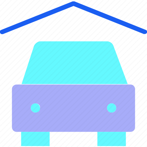 Building, car, garage, home, house, transportation, vehicle icon - Download on Iconfinder