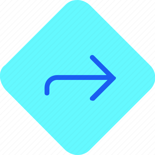 Direction, right, road, sign, traffic, transport, transportation icon - Download on Iconfinder