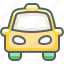 taxi, automobile, cab, car, transport, transportation, vehicle 