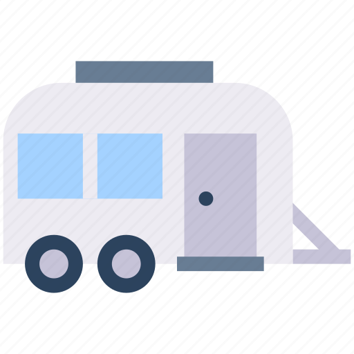 Camping, caravan, holiday, transport, transportation, travel, vehicle icon - Download on Iconfinder