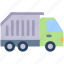 garbage, transport, transportation, trash, truck, vehicle 