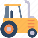 equipment, farm, farming, tractor, transport, transportation, vehicle 