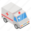 ambulance, emergency automobile, emergency vehicle, hospital cargo, hospital transport 