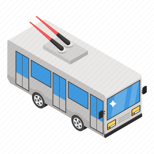 Autobus, charabanc, gripcar, motorbus, street car, tramcar, trolleybus icon - Download on Iconfinder