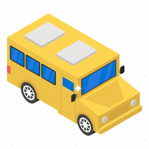 Autobus, charabanc, coach, motorbus, omnibus, school bus, school transport icon - Download on Iconfinder