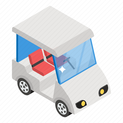 Automotive vehicle, golf buggy, golf cart, golf transport, golf truck icon - Download on Iconfinder