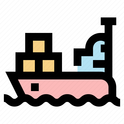 Shipping, cargo, container ship, logistics icon - Download on Iconfinder