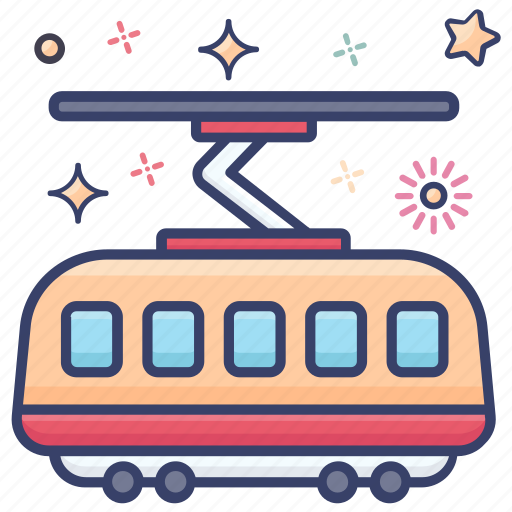 Railway, subway, train, tram, transport icon - Download on Iconfinder