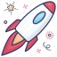 missile, rocket, spacecraft, spaceship, startup 