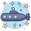 submarine, transport, transportation, underwater transport, watercraft 