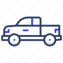 pickup truck, cargo truck, luggage carrier, pickup van, automobile