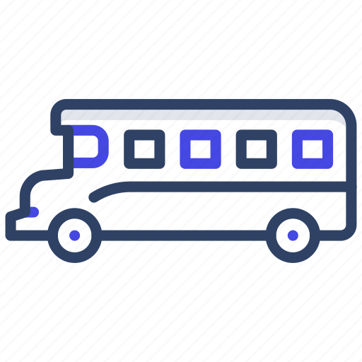 School van, local transport, public transport, coach, vehicle icon - Download on Iconfinder