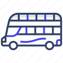 double decker bus, local transport, public transport, coach, vehicle