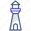 lighthouse, watchtower, beacon, sea tower, building 