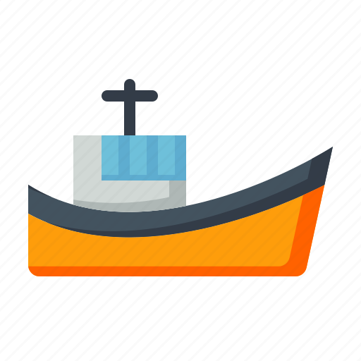 Fishing, boat, transport, transportation, ship icon - Download on Iconfinder