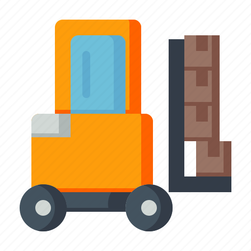 Forklift, transport, transportation, industry, package, vehicle icon - Download on Iconfinder