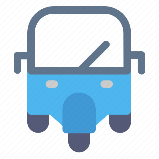 Bajaj, rickshaw, tuk, transportation, car icon - Download on Iconfinder