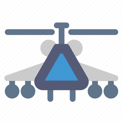 Helicopter, apache, military, transportaircraft icon - Download on Iconfinder