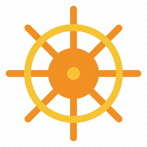 Ship, wheel, boat, control icon - Download on Iconfinder