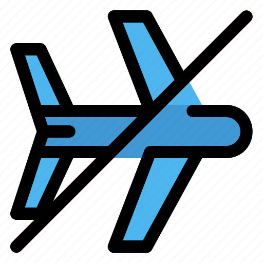 Airplane, off, mode, flight, deactivate icon - Download on Iconfinder