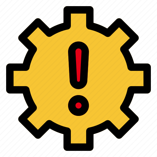 Warning, automatic, gearbox, machine, cog icon - Download on Iconfinder
