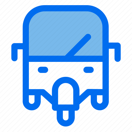 Bajaj, rickshaw, tuk, transportation, car icon - Download on Iconfinder