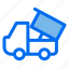 unloading, trailer, transportation, vehicle, truck 