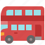 double, decker, bus, uk, public, transport, vehicle, england, side 