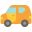 mini, car, micro, vehicle, transportation, automobile, transport, side 