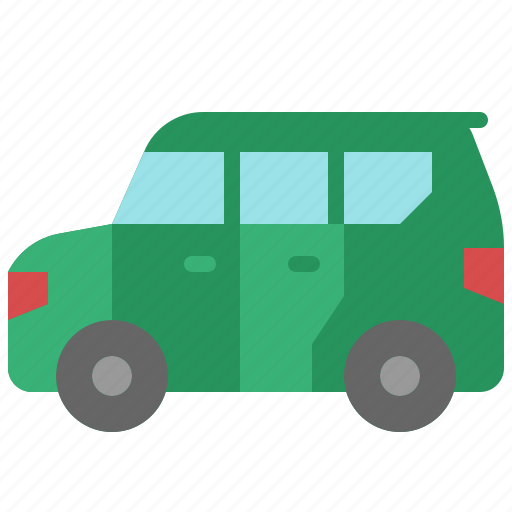 Minivan, family, car, transportation, vehicle, automobile, van icon - Download on Iconfinder