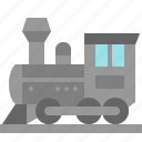 steam, locomotive, train, vintage, transportation, rail, retro, side