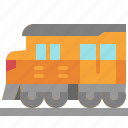 train, diesel, rail, freight, locomotive, transportation, vehicle, side
