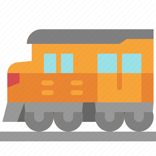 Train, diesel, rail, freight, locomotive, transportation, vehicle icon - Download on Iconfinder